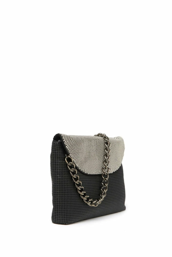 Whiting And Davis Dimple Flap Mesh Clutch Evening Bags