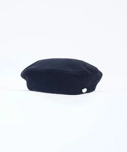 PCNQ Vis Oversized Lined Wool Beret