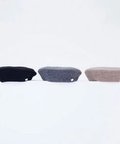 PCNQ Vis Oversized Lined Wool Beret