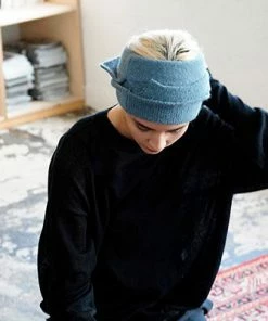 PCNQ Tino Knit Open Top Hat And Neck Warmer