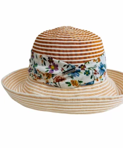 Hats And Dreams Colorblock Stripes Liberty Floppy Sun Hat
