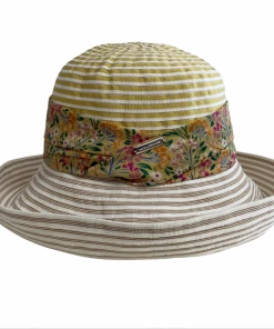 Hats And Dreams Colorblock Stripes Liberty Floppy Sun Hat