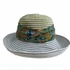 Hats And Dreams Colorblock Stripes Liberty Floppy Sun Hat