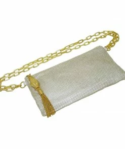 Whiting And Davis Snakehead Mesh Belt Bag Bags