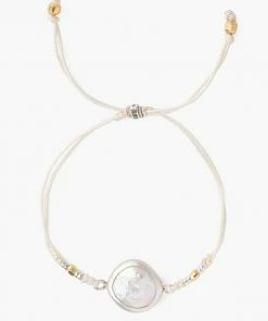 Chan Luu Jewelry Cord Bracelet With Framed Stone