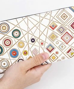 Made In Japan Wallets Art Deco Long Zip Around Wallet