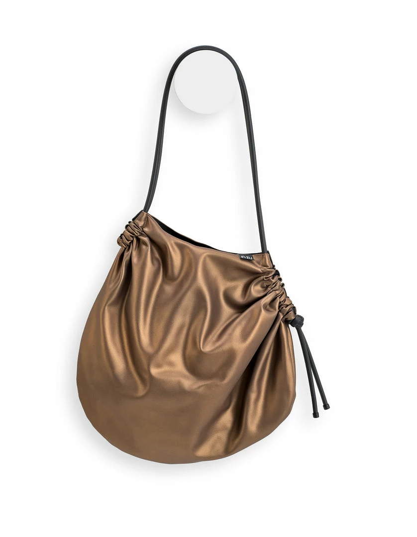 InZu COCCĂ“ Neo Tote In Bronze Dust Bags