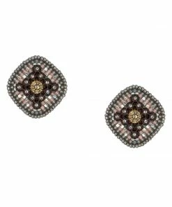 Miguel Ases Jewelry Large Button Post Studs