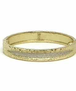 Tat2 Designs Gold Velen Crystal Inlay Bracelet