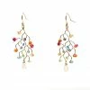 Made In NYC Jewelry Branch Earrings Medium Rainbow