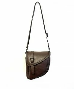 Plinio Visona Michela Asymmetric Saddlebag Style Crossbody