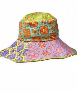 Grevi Hats Liberty Patchwork Floppy Sun Hat Bright