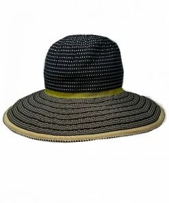 Grevi Hats Stitched Ribbon Floppy Sun Hat