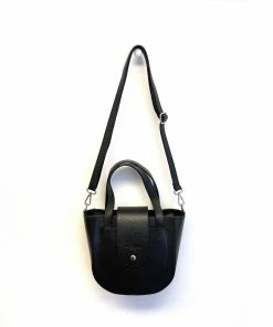 Frederic Paris Mini Tote With Flat Pocket Crossbody Bags