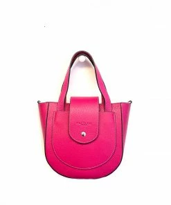 Frederic Paris Mini Tote With Flat Pocket Crossbody Bags