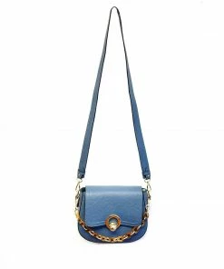 Frederic Paris Circle Lock Handle Crossbody
