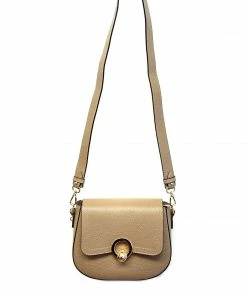 Frederic Paris Circle Lock Handle Crossbody