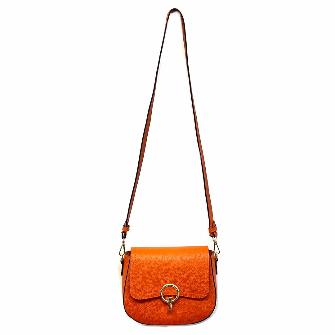 Frederic Paris Circle Lock Lightning Crossbody