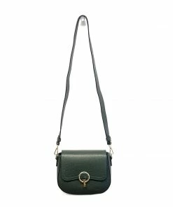 Frederic Paris Circle Lock Lightning Crossbody