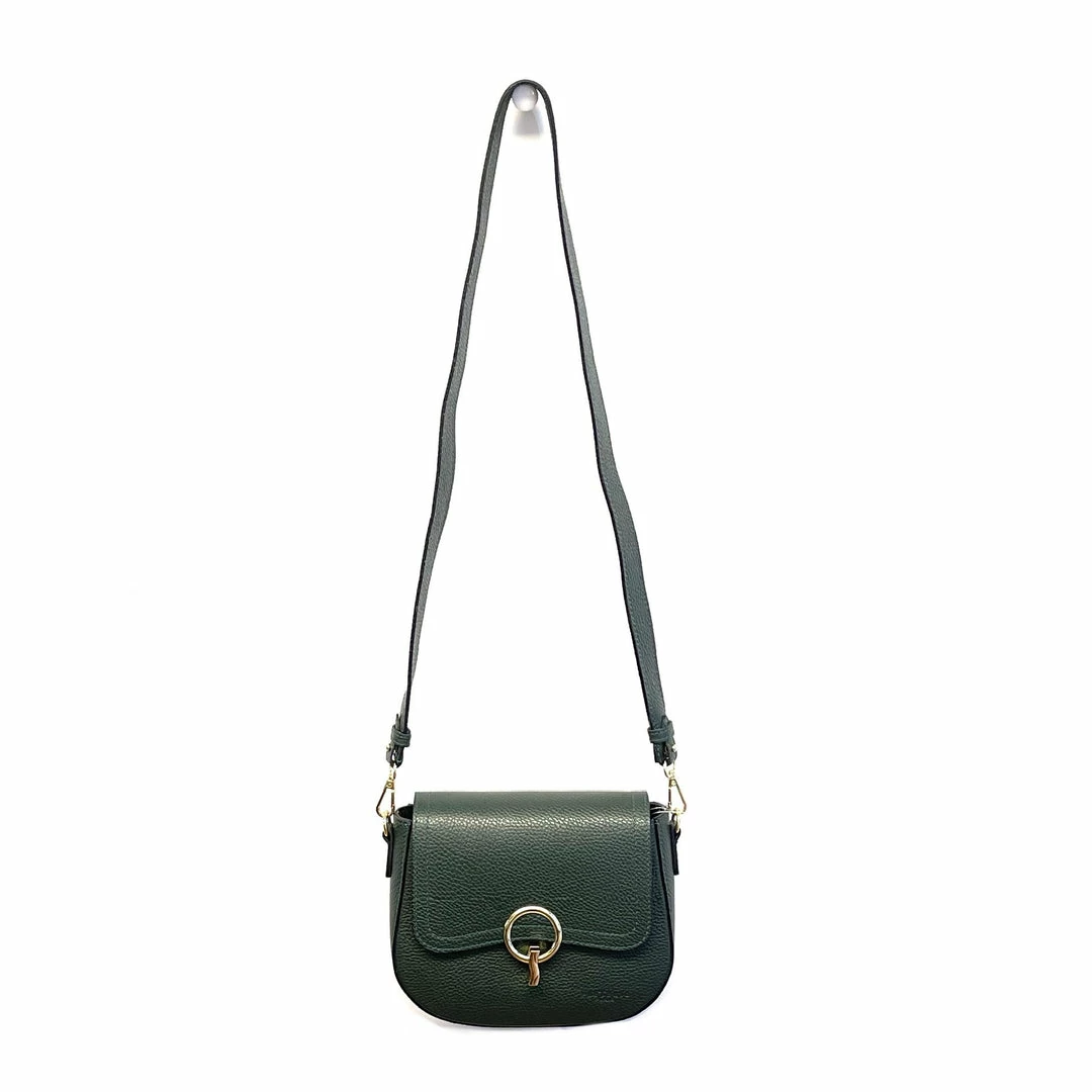 Frederic Paris Circle Lock Lightning Crossbody