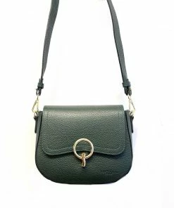 Frederic Paris Circle Lock Lightning Crossbody