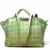 Bags VLD Two-way Tote In Embossed Croc