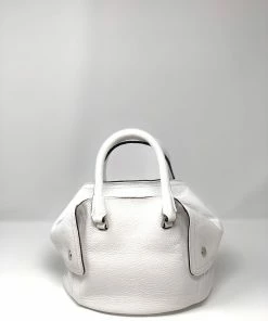 Laura DiMaggio Bags Leather Mini Satchel With Foldover Sides