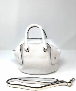 Laura DiMaggio Bags Leather Mini Satchel With Foldover Sides