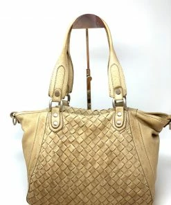 VLD Woven Leather Tote
