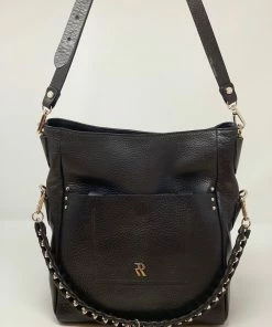 Rossi Vertical Square Tote With Chain Detail