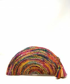Raba Madagascar Our Collection Large Fan Clutch