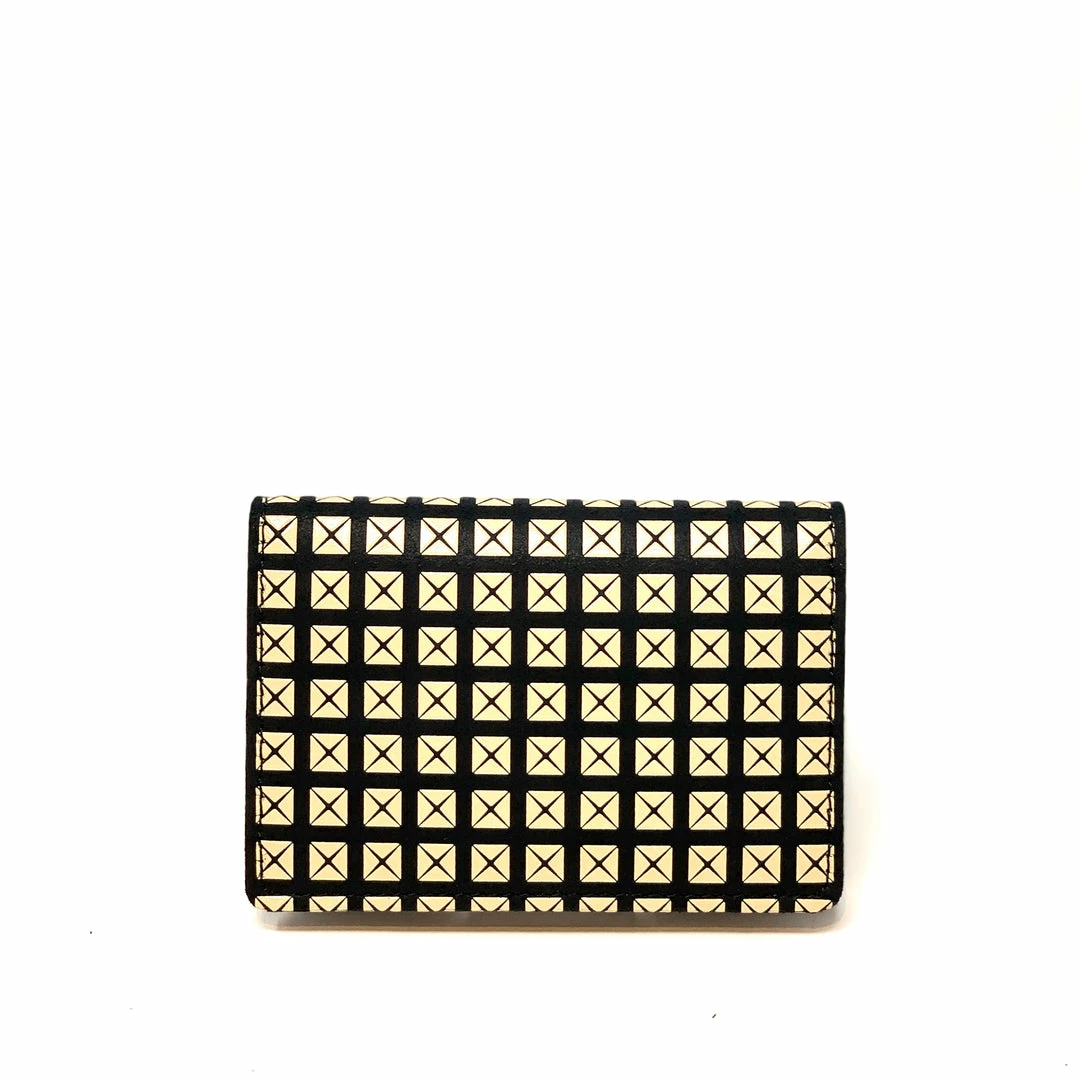 INDEN Est 1548 Wallets Chevron And Studs Business Card Case