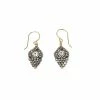 Miguel Ases Jewelry Pewter Shield Drops