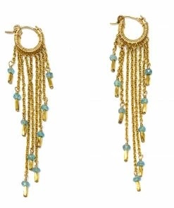 Dana Kellin Jewelry Long Tassel Hoops
