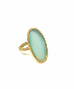 5 Octobre Ara Blue Chalcedony Ring