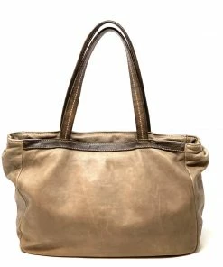 Caterina Lucchi Bags Linen And Leather Applique