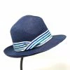 Hats And Dreams H+D Light Flexible Paper Fedora With Grosgrain Ribbon