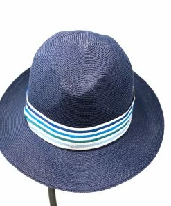 Hats And Dreams H+D Light Flexible Paper Fedora With Grosgrain Ribbon