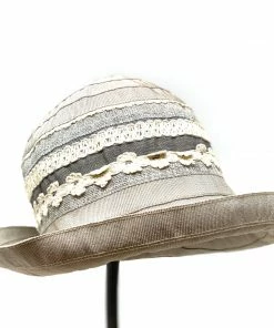 Ferruccio Vecchi Light Grey And Indigo Cloche