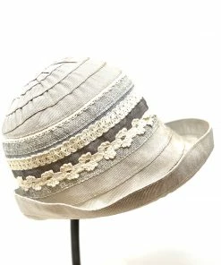 Ferruccio Vecchi Light Grey And Indigo Cloche