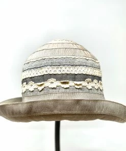 Ferruccio Vecchi Light Grey And Indigo Cloche