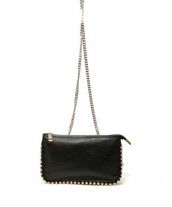 Made In Italy Popin Studded Clutch