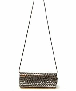 Whiting And Davis Evening Bags Deco Triangle Pyramid Mesh Clutch