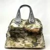 Laura DiMaggio Bags Large Metallic Camo Satchel Tote
