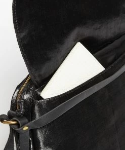 Jack Gomme HAPPY Shoulder Bag In Coated Linen Bags