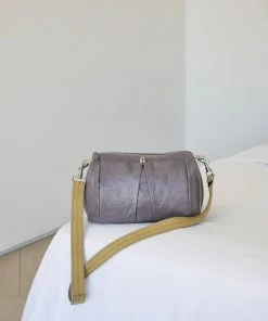 Brontibay Paris Mamamia Vintage Leather Crossbody Funghi