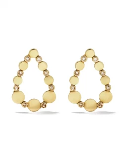 5 Octobre Jewelry Wyll Diamond Teardrop Stud