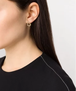 5 Octobre Jewelry Wyll Diamond Teardrop Stud