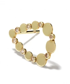 5 Octobre Jewelry Wyll Diamond Teardrop Stud