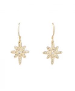 5 Octobre Vega Star Diamond Earrings Jewelry
